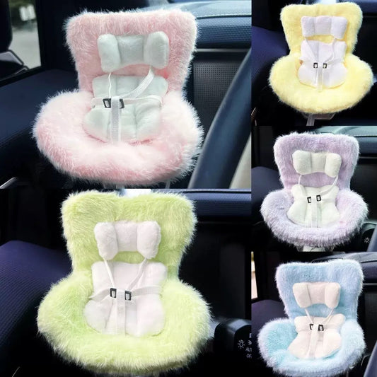 Bubu Fluffy Car Chair[Multi-Color Option]
